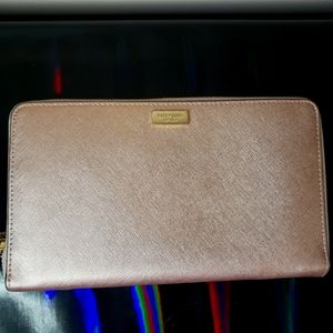 Kate Spade Talla Newbury Lane Rose Gold wallet